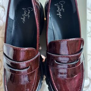 Crown Vintage Men's Burgundy Loafers